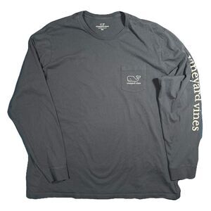 Vineyard Vines Hoodie Mens 2XL Blue Long Sleeve Pullover Hooded Whale Logo